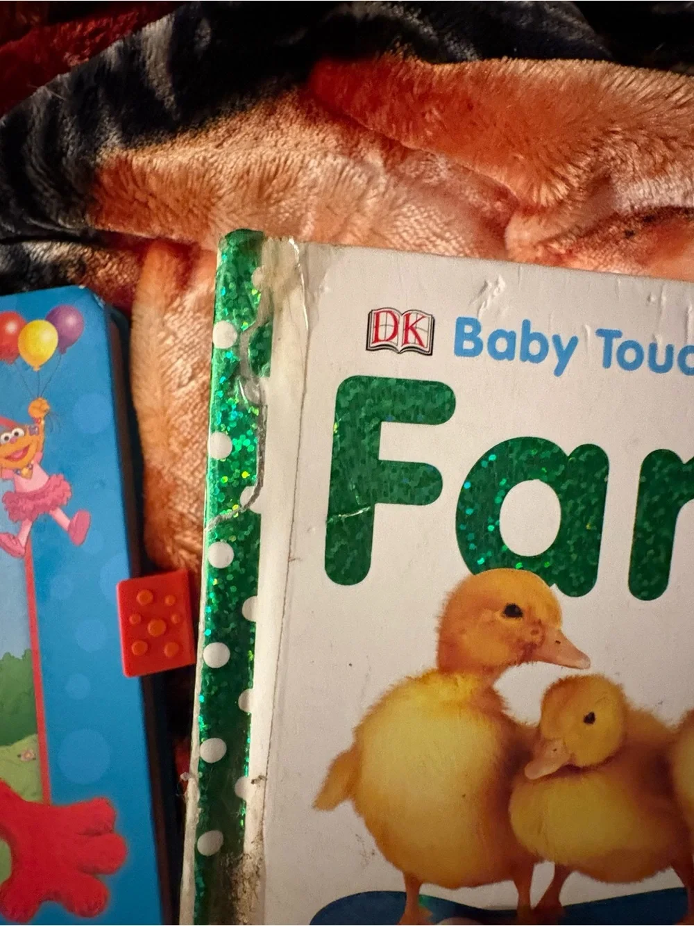 Sesame Street & Baby Learning Book Lot Elmo ABC Touch & Feel 4 Books